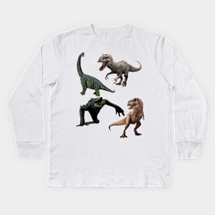 Dinosaurs Kids Long Sleeve T-Shirt